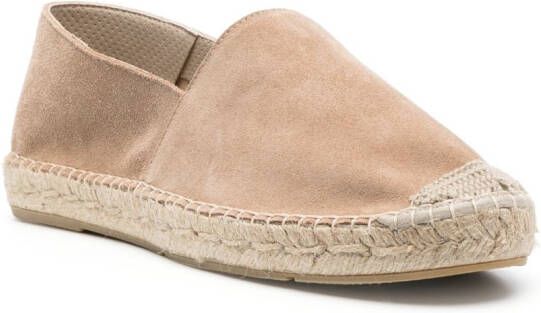 Tagliatore Julio leren espadrilles Bruin