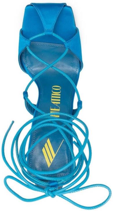 The Attico Adele 105 vetersandalen Blauw