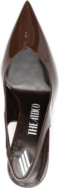 The Attico Cheope leren pumps Bruin