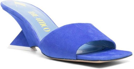 The Attico Cheope muiltjes met sleehak Blauw