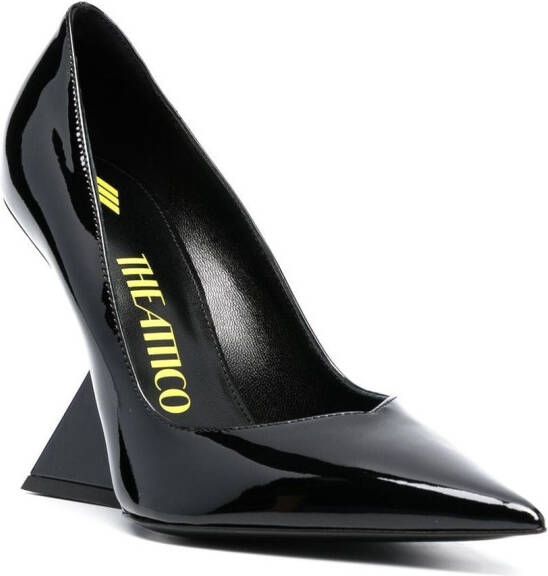 The Attico Cheope pumps met puntige neus Zwart