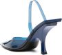 The Attico Ester 95mm slingback pumps Blauw - Thumbnail 3