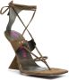 The Attico Sandalen met open neus Groen - Thumbnail 2