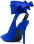 The Attico Venus leren slingback pumps Blauw - Thumbnail 3