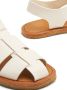 The Row caged-design leather sandals Wit - Thumbnail 4