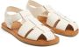 The Row caged-design leather sandals Wit - Thumbnail 5