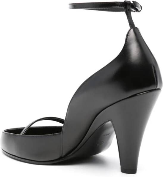 The Row Leren pumps Zwart