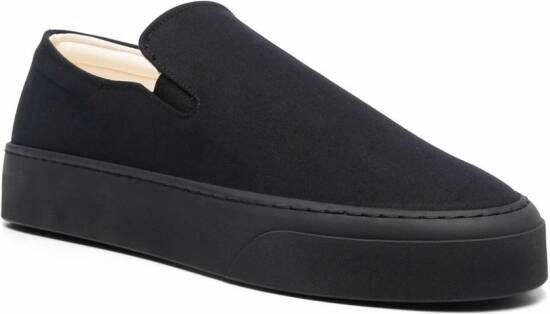 The Row Marie H slip-on sneakers Zwart