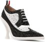 Thom Browne Derby schoenen verfraaid met kristallen Zwart - Thumbnail 2