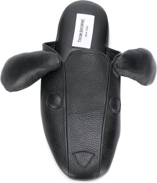 Thom Browne Hector slippers Zwart