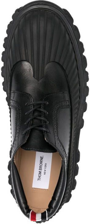 Thom Browne Leren brogues Zwart