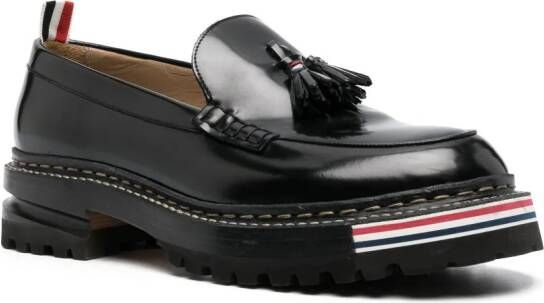 Thom Browne Loafers met kwastjes Zwart