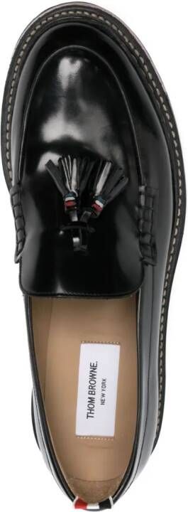 Thom Browne Loafers met kwastjes Zwart