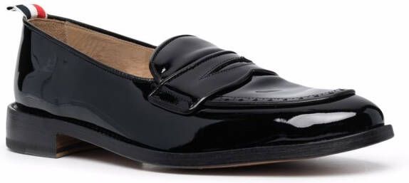 Thom Browne Loafers met RWB-label Zwart