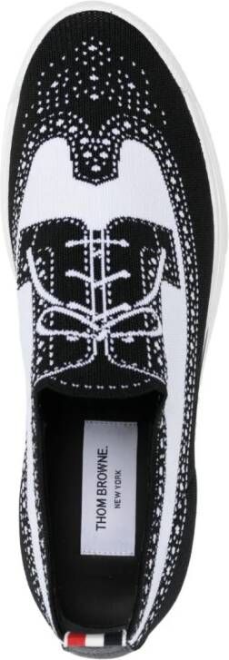 Thom Browne Longwing Trompe L'oeil sneakers Zwart