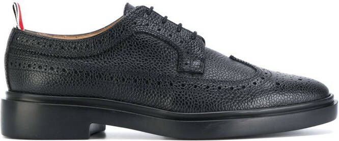 Thom Browne Longwing leren brogues Zwart