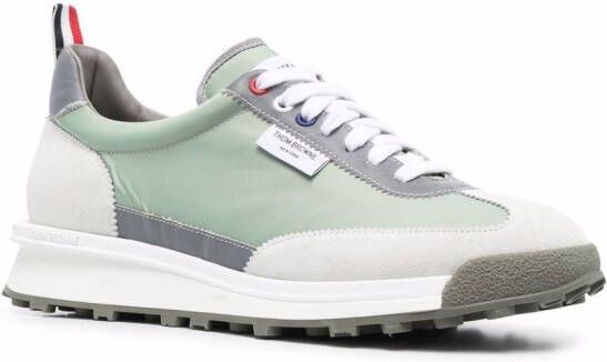 Thom Browne Sneakers met vlakken Groen