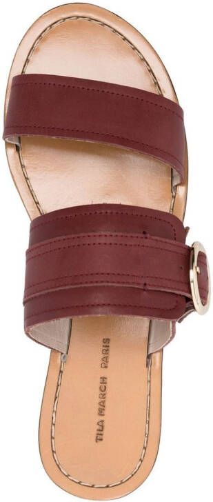 Tila March Leren sandalen Rood