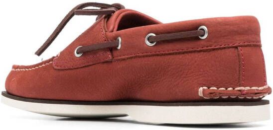 Timberland Leren bootschoenen Rood