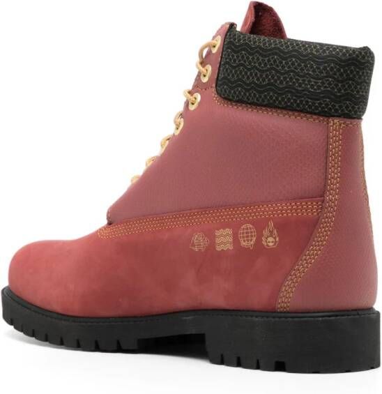 Timberland Heritage enkellaarzen Rood