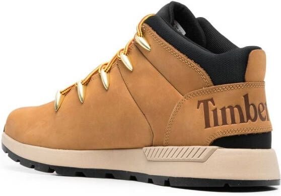 Timberland Sprint Trekker enkellaarzen met logo-reliëf Beige