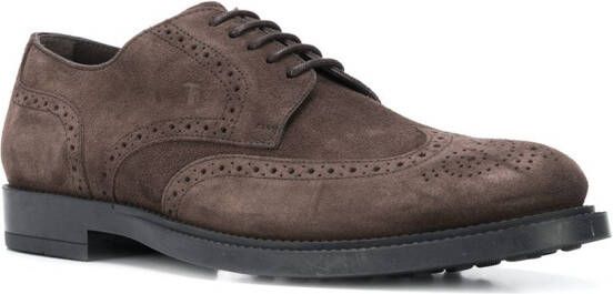 Tod's Brogues met veters Bruin