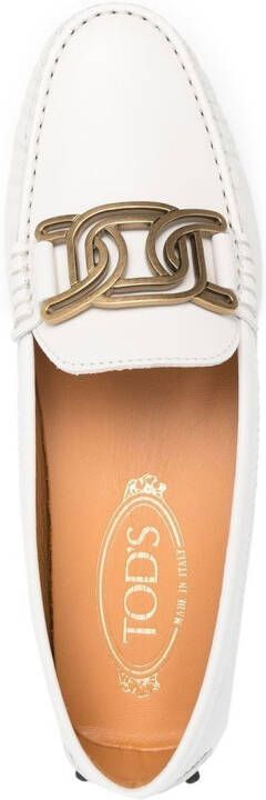 Tod's Loafers met schakelkettingdetail Wit