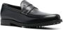 Tod's classic Penny loafers heren leer leer rubber 10.5 Zwart - Thumbnail 3