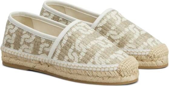 Tod's Espadrilles met jacquard Beige