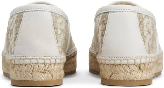 Tod's Espadrilles met jacquard Beige