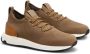 Tod's Gebreide sneakers met logo applicatie Bruin - Thumbnail 2