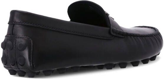 Tod's Gommino leren loafers Zwart