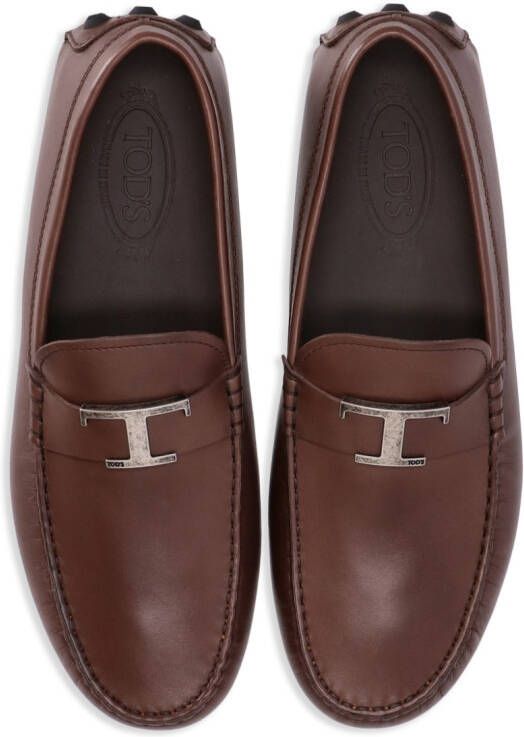 Tod's Gommino leren loafers Bruin