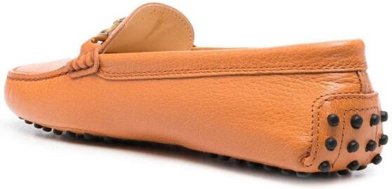 Tod's Gommino leren loafers Oranje