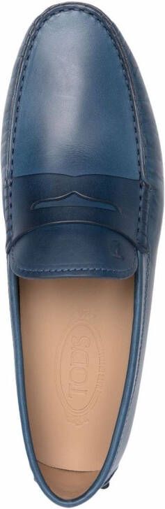 Tod's Gommino leren loafers Blauw