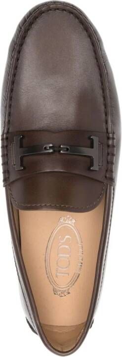 Tod's Gommino leren loafers Bruin