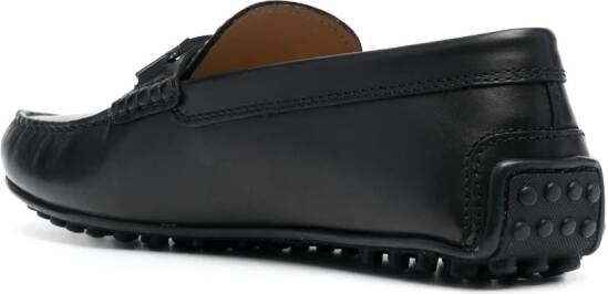 Tod's Gommino leren loafers Zwart