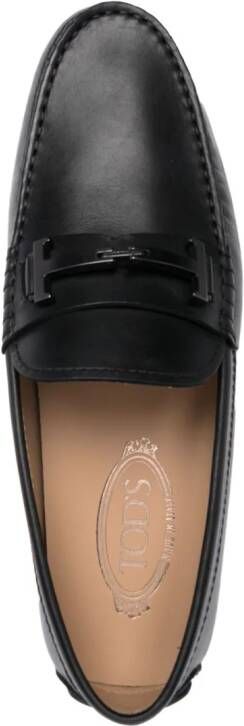 Tod's Gommino leren loafers Zwart