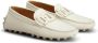 Tod's Gommino loafers met kettingpatroon Wit - Thumbnail 2