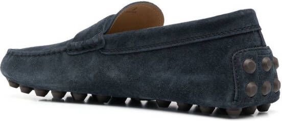 Tod's Gommino loafers met studs Blauw