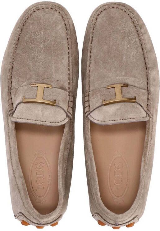 Tod's Gommino suède loafers Beige