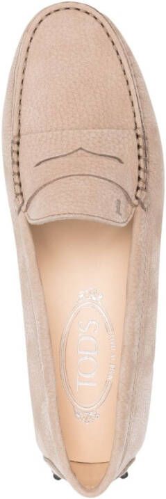 Tod's Gommino suède loafers Beige