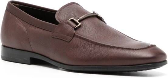 Tod's Horsebit leren loafers Bruin