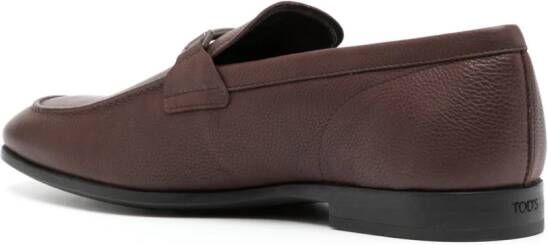 Tod's Horsebit leren loafers Bruin