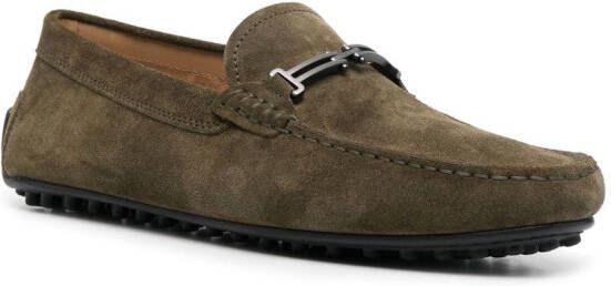 Tod's Horsebit loafers Groen