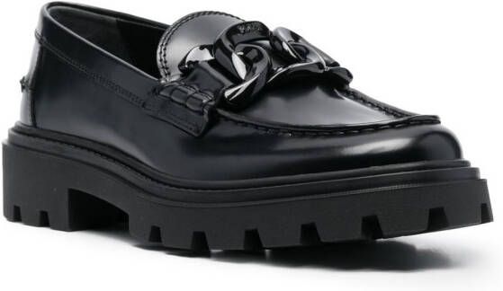 Tod's Kate leren loafers Zwart