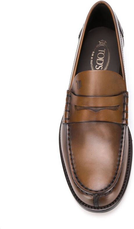 Tod's Klassieke penny loafers Bruin