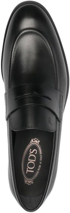 Tod's Lakleren loafers Zwart