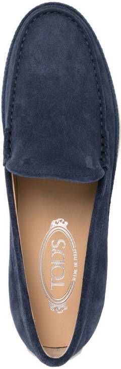 Tod's Leren loafers Blauw