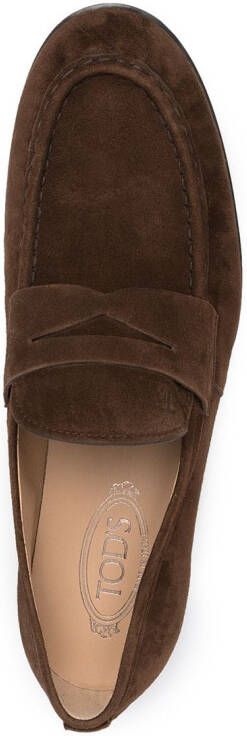 Tod's Leren loafers Bruin